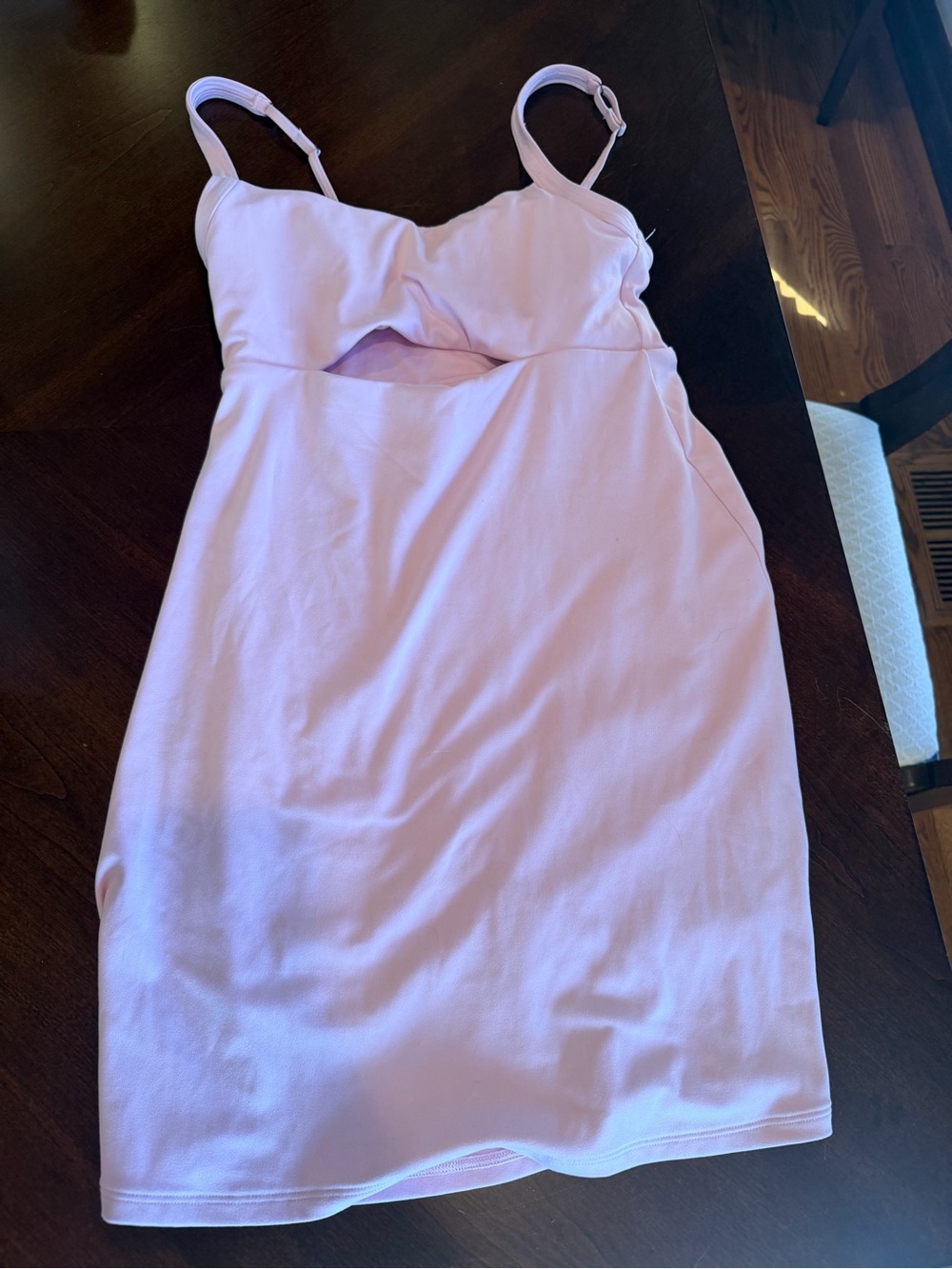 Light Pink Cutout athletic Dress